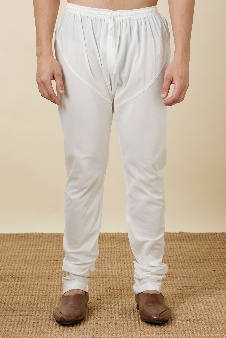 Manyavar Men Amber Orange Embroidered Bandhgala Kurta Set