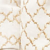 Bright White Trellis Patterned Indo Western Set