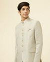 Pistachio Green Ogee Patterned Suit