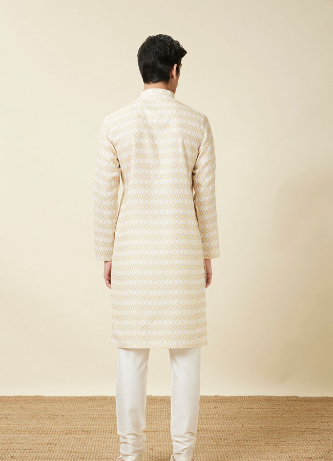 Pista Green Printed Kurta image number 5