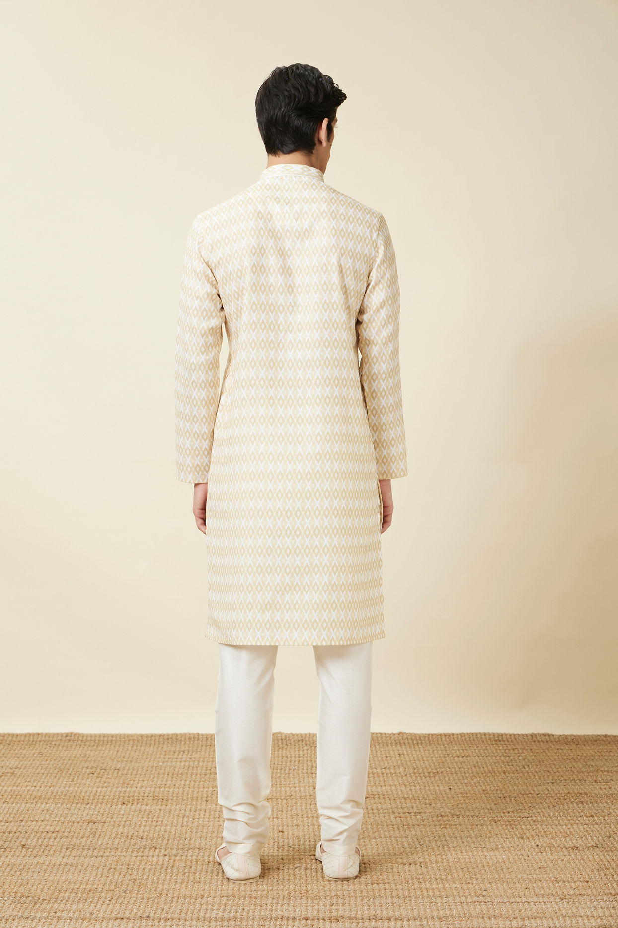 Pista Green Printed Kurta image number 5