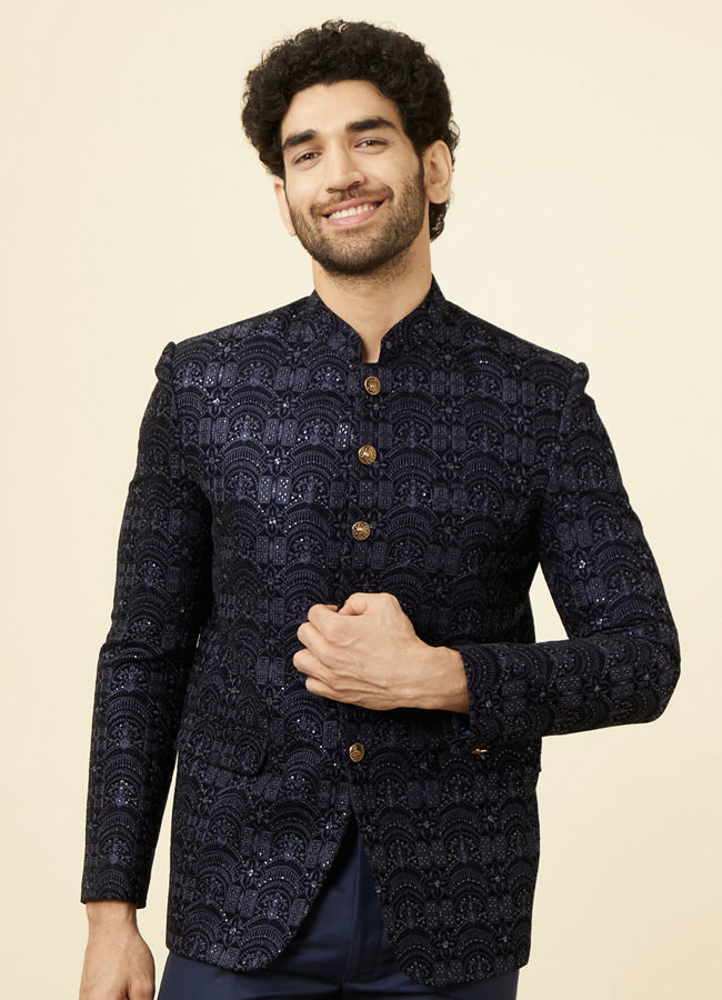 Manyavar jodhpuri blazer hotsell