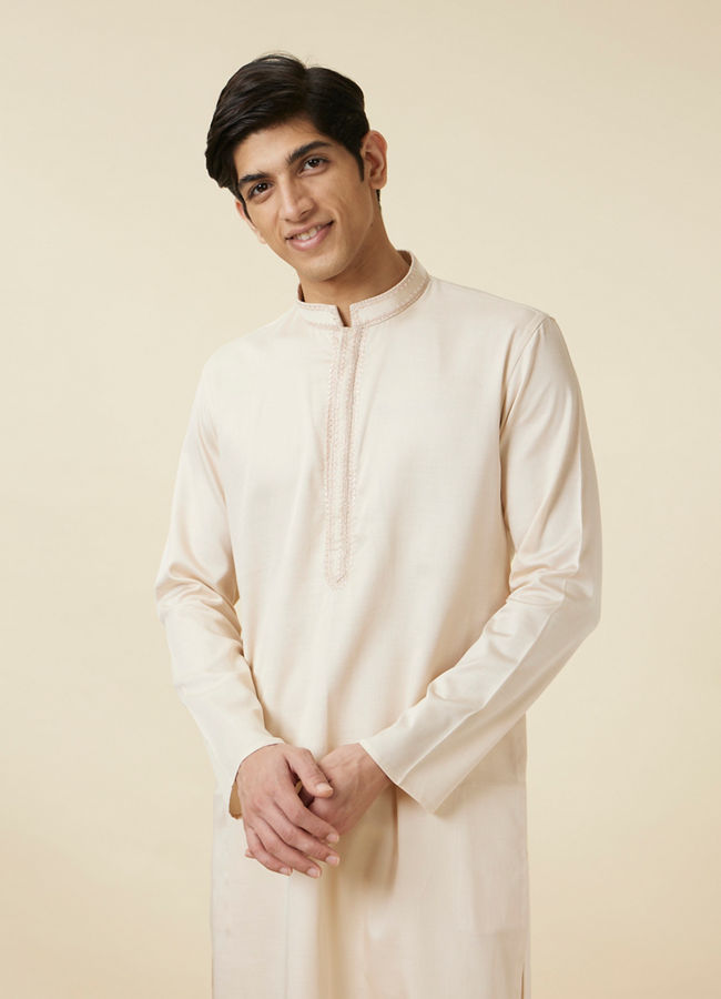 Ivory kurta pajama sale