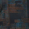 Crystal Teal Blue Abstract Patterned Jacket
