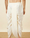 Simple Off White Dhoti image number 2