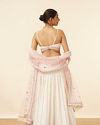 Mohey Women Rosewater Pink Sequined Lahenga
