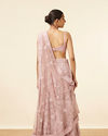 Light Purple Net Stone Embroidered Lehenga image number 3