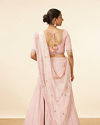 Mohey Women Pink Sequined Lehenga with Zari Work