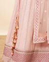 Mohey Women Pink Sequined Lehenga with Zari Work image number 4