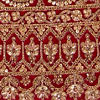 Berry Red Embroidered Bridal Lehenga