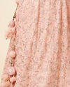 Mohey Women Light Pink Grey Embroidered Lehenga