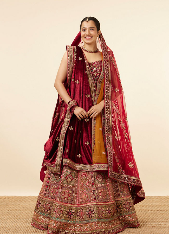 Manyavar on sale designer lehenga