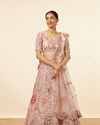 Light Pink Embroidered Pastel Lehenga image number 0