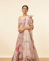 Light Pink Embroidered Pastel Lehenga image number 2