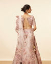 Mohey Women Light Pink Embroidered Pastel Bridal Lehenga