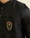 Manyavar Men Brown Elegance Brooch