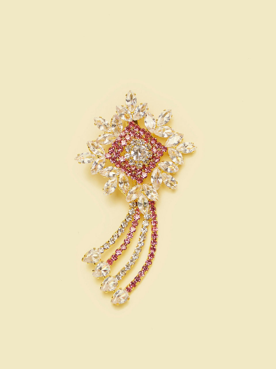 Manyavar Men Dusty Pink Elegance Brooch