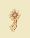 Manyavar Men Dusty Pink Elegance Brooch