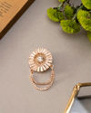 Manyavar Men Rose Gold Grandeur Brooch