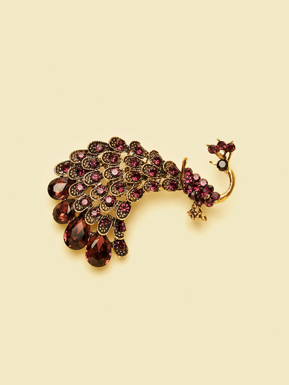 Manyavar Men Regal Brown Delight Brooch