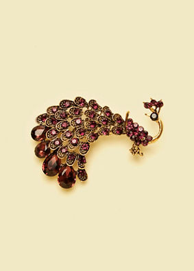 Manyavar Men Regal Brown Delight Brooch