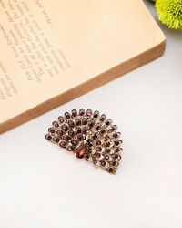 Manyavar Men Brown Splendour Brooch