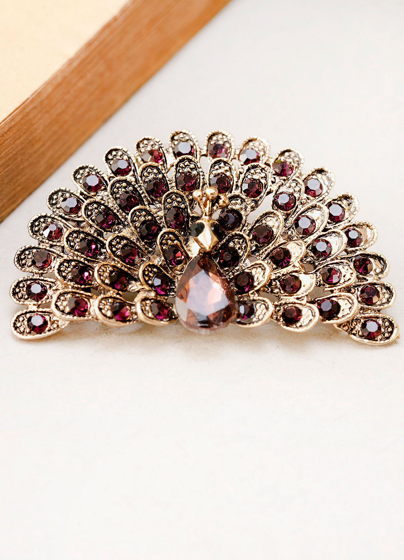 Manyavar Men Brown Splendour Brooch