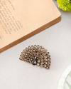 Manyavar Men Black Regal Brooch