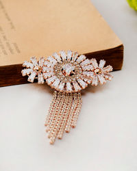 Manyavar Men Rose Gold Brooch