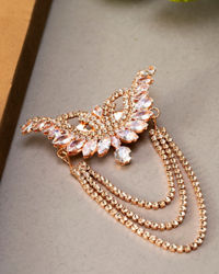 Manyavar Men Rose Gold Traditional Brooch