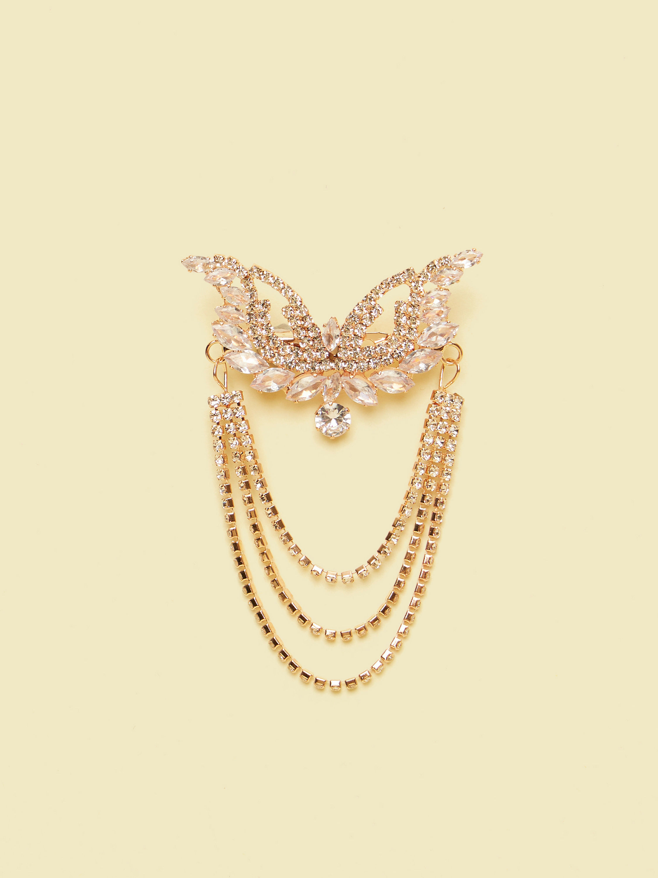 Manyavar Men Golden Elegance Brooch