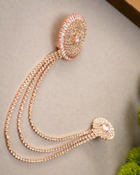 Manyavar Men Rose Gold Elegance Brooch