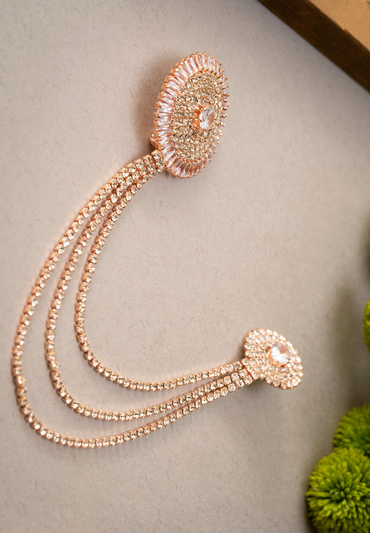 Manyavar Men Rose Gold Elegance Brooch