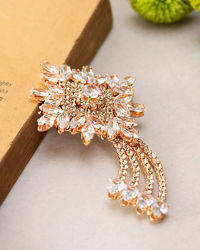 Manyavar Men Rose Gold Glory Brooch