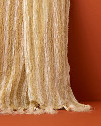 Manyavar Men Pearl White and Gold Traditional Stole