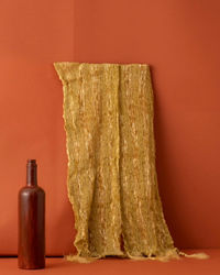 Manyavar Men Amber Golden Traditional Stole