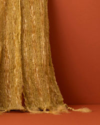 Manyavar Men Amber Golden Traditional Stole