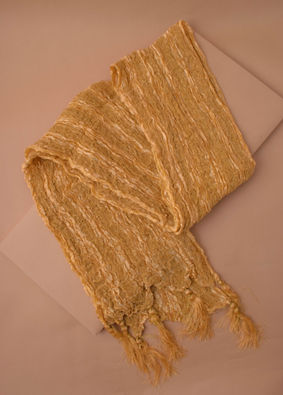 Amber Golden Traditional Stole image number 1