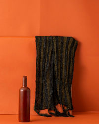 Manyavar Men Kohl Black Shimmery Thread Work Stole