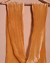 Rose Gold Pleated Traditional Stole image number 2