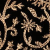 Ebony Black Paisley Embroidered Dupatta