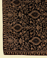 Manyavar Men Dark Maroon Imperial Paisley Patterned Dupatta