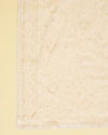 Manyavar Men Pearled Ivory White Sequined Stole