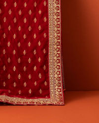 Manyavar Men Rani Pink Buta Patterned Dupatta