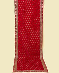Manyavar Men Rani Pink Buta Patterned Dupatta