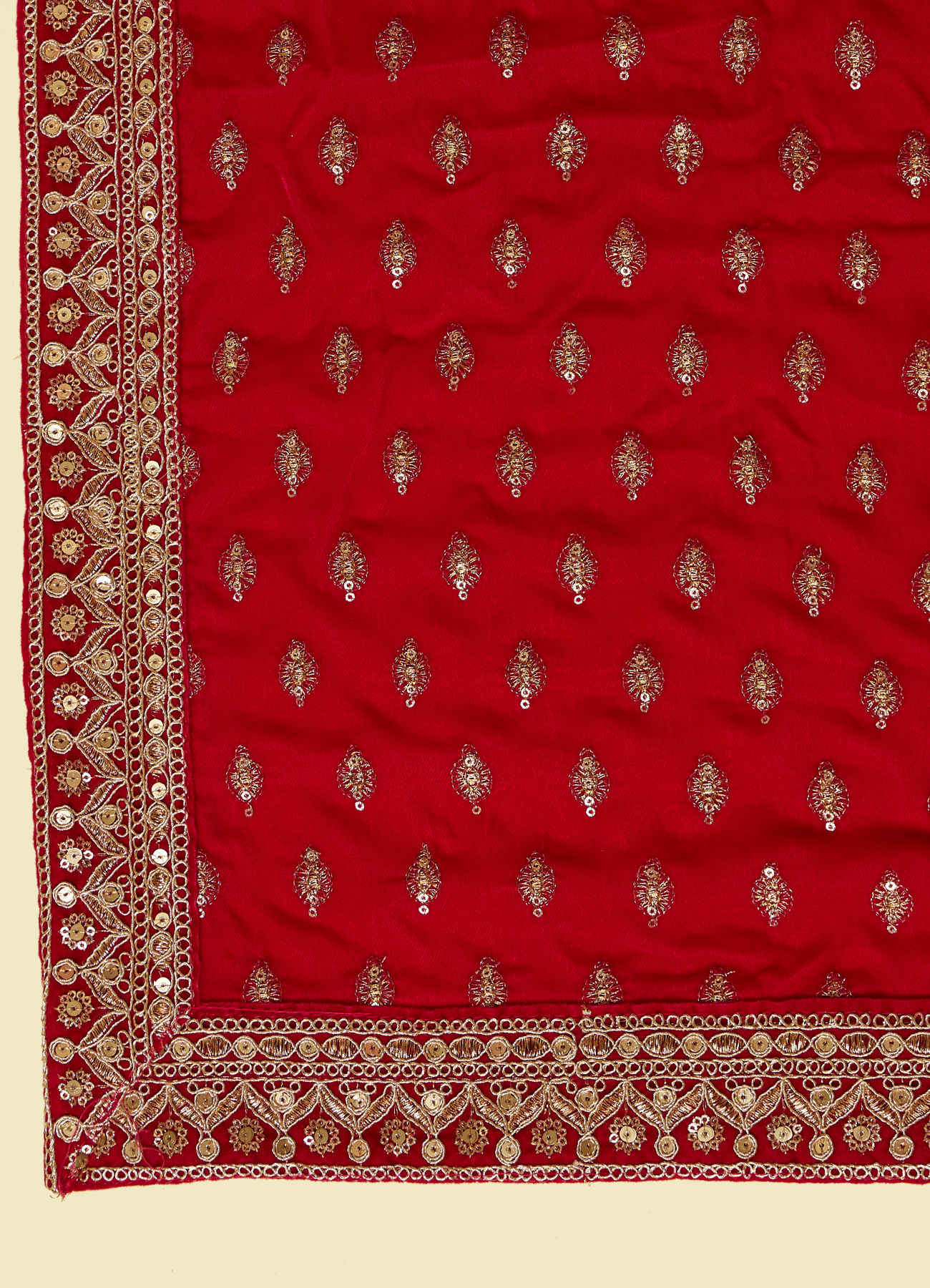 Manyavar Men Rani Pink Buta Patterned Dupatta