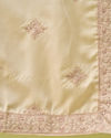 Manyavar Men Beige Art Silk Dupatta with Embroidery