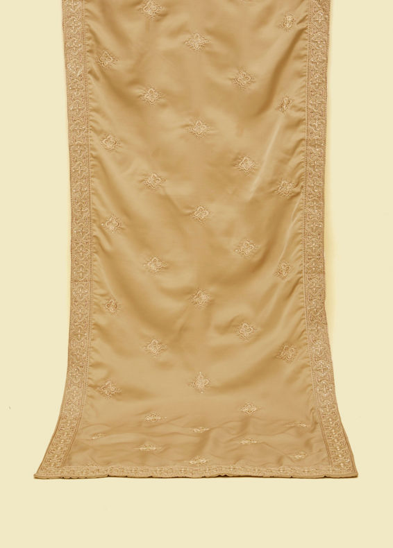 Manyavar Men Regal Beige Celebration Dupatta