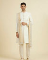 Manyavar Men Golden Chanderi Glory Dupatta