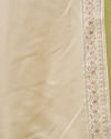 Manyavar Men Cream Satin Dupatta with Embroidery
